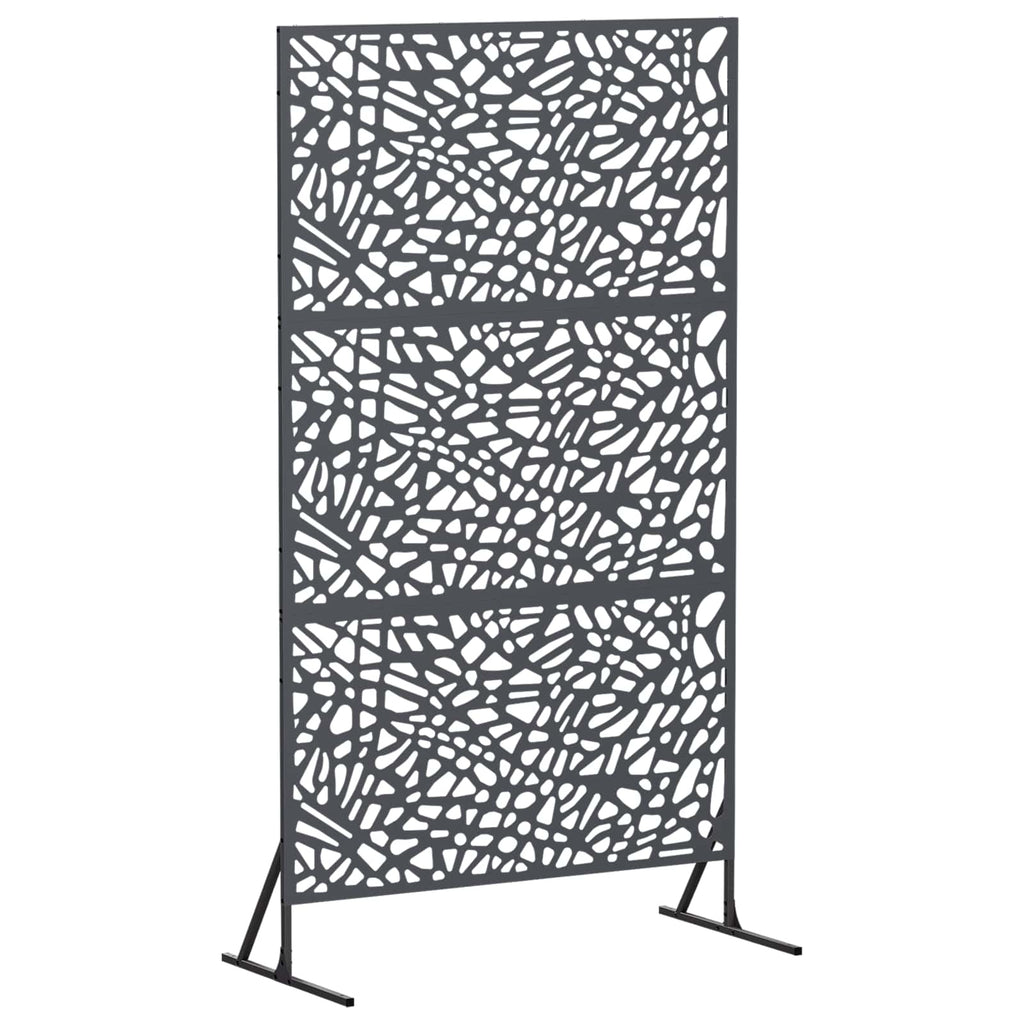 vidaXL Ekran prywatności 100 x 50 x 180 cm Stal antracytowy