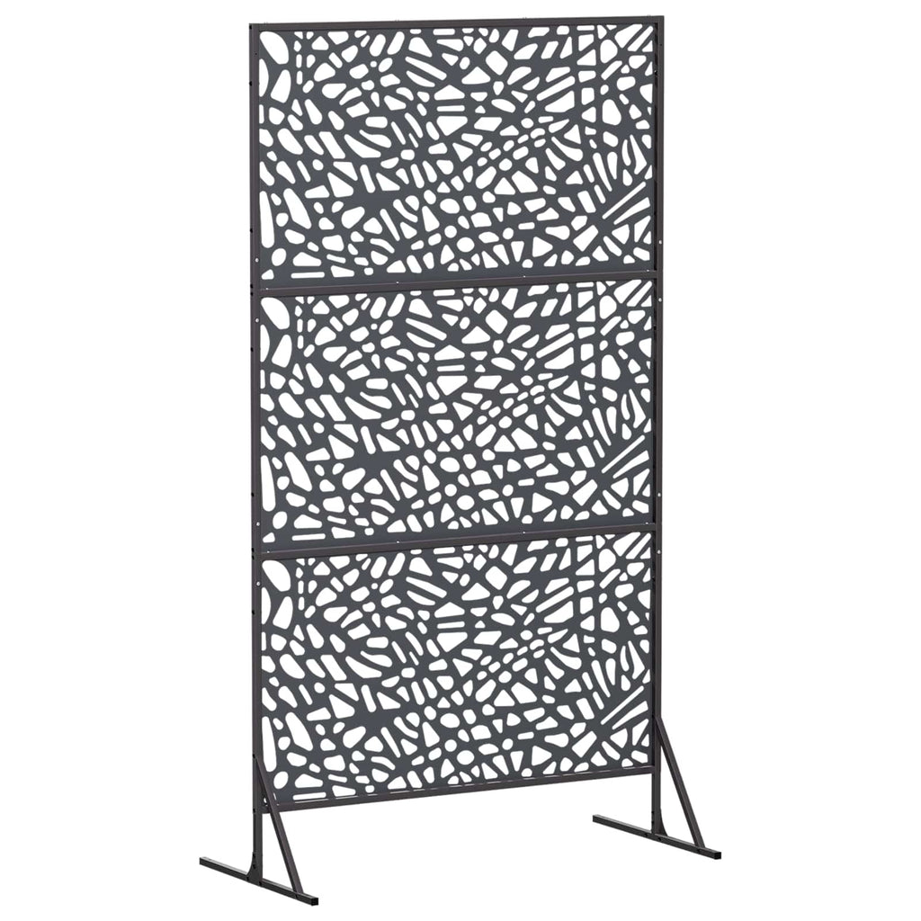 vidaXL Ekran prywatności 100 x 50 x 180 cm Stal antracytowy