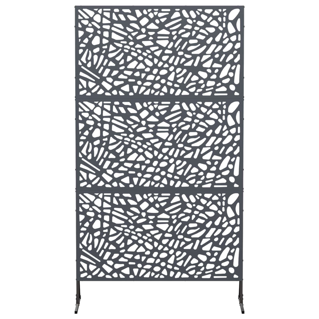 vidaXL Ekran prywatności 100 x 50 x 180 cm Stal antracytowy