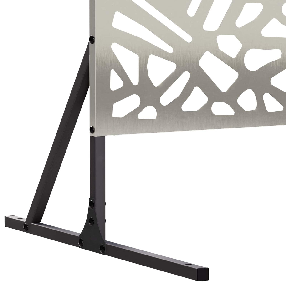 vidaXL Ekran prywatności 100 x 50 x 180 cm Stal nierdzewna srebrny