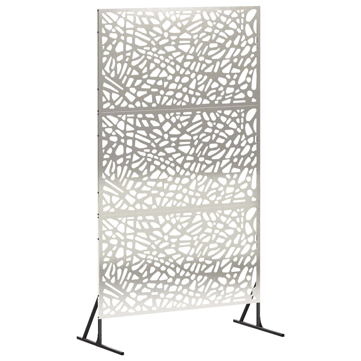 vidaXL Ekran prywatności 100 x 50 x 180 cm Stal nierdzewna srebrny