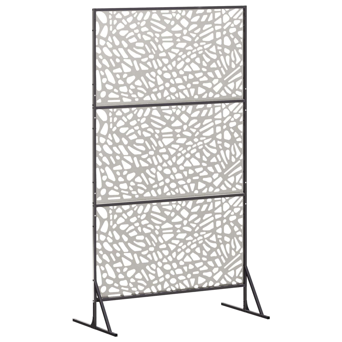 vidaXL Ekran prywatności 100 x 50 x 180 cm Stal nierdzewna srebrny