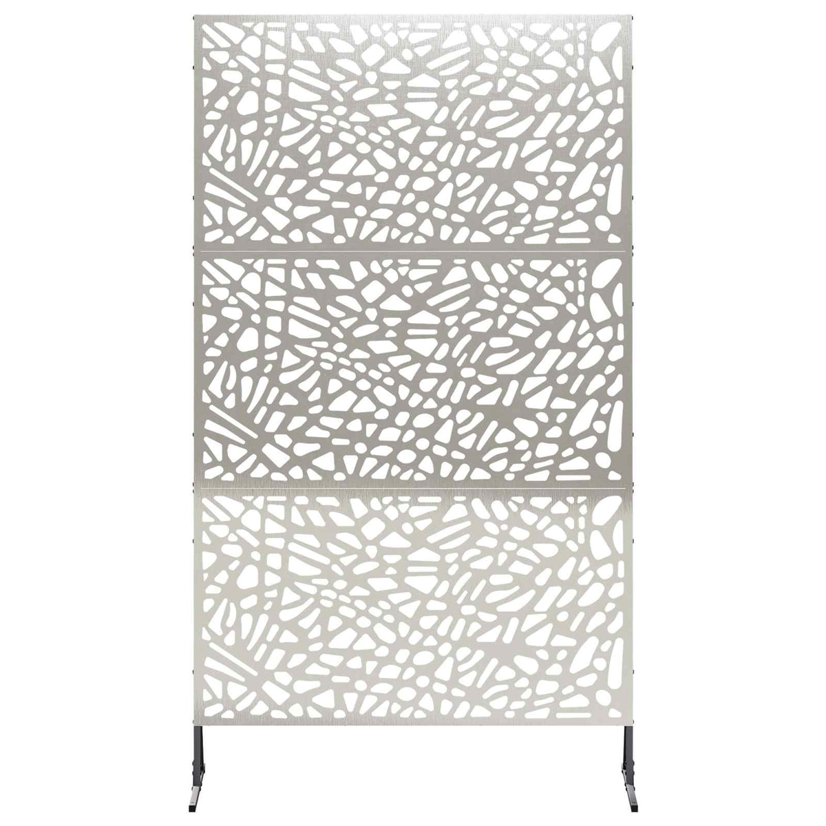 vidaXL Ekran prywatności 100 x 50 x 180 cm Stal nierdzewna srebrny