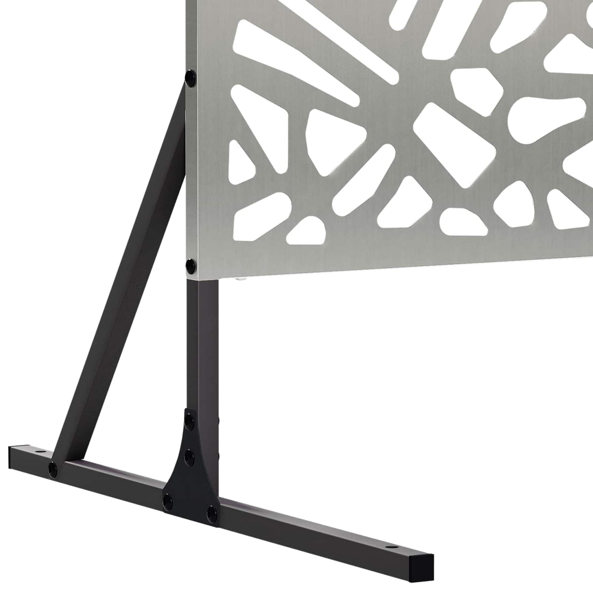 vidaXL Ekran prywatności 100 x 50 x 180 cm Stal ocynkowana srebrny