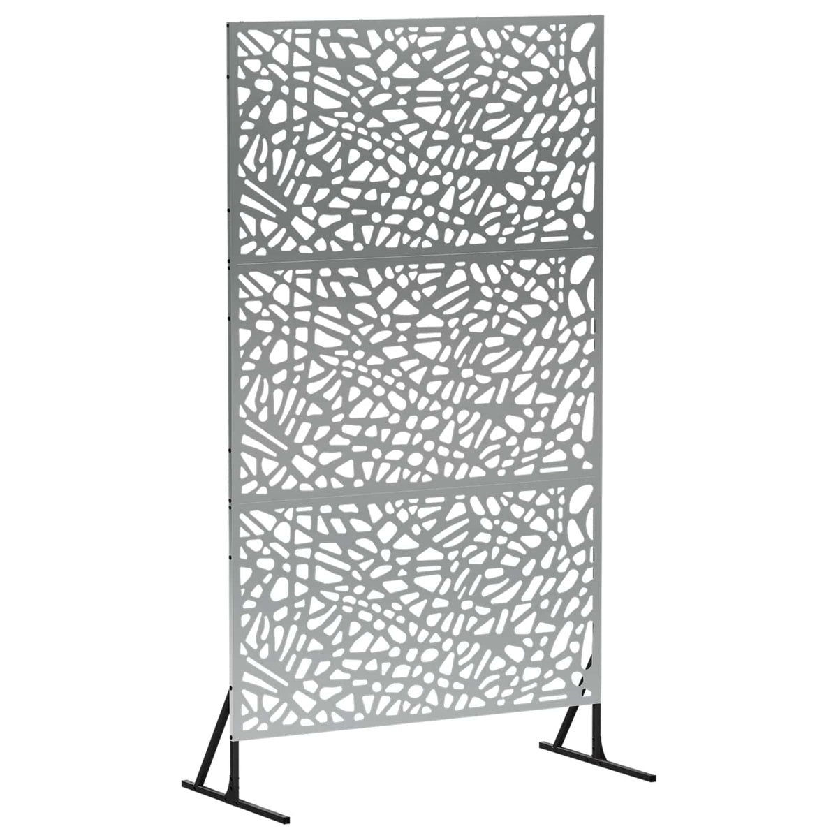 vidaXL Ekran prywatności 100 x 50 x 180 cm Stal ocynkowana srebrny