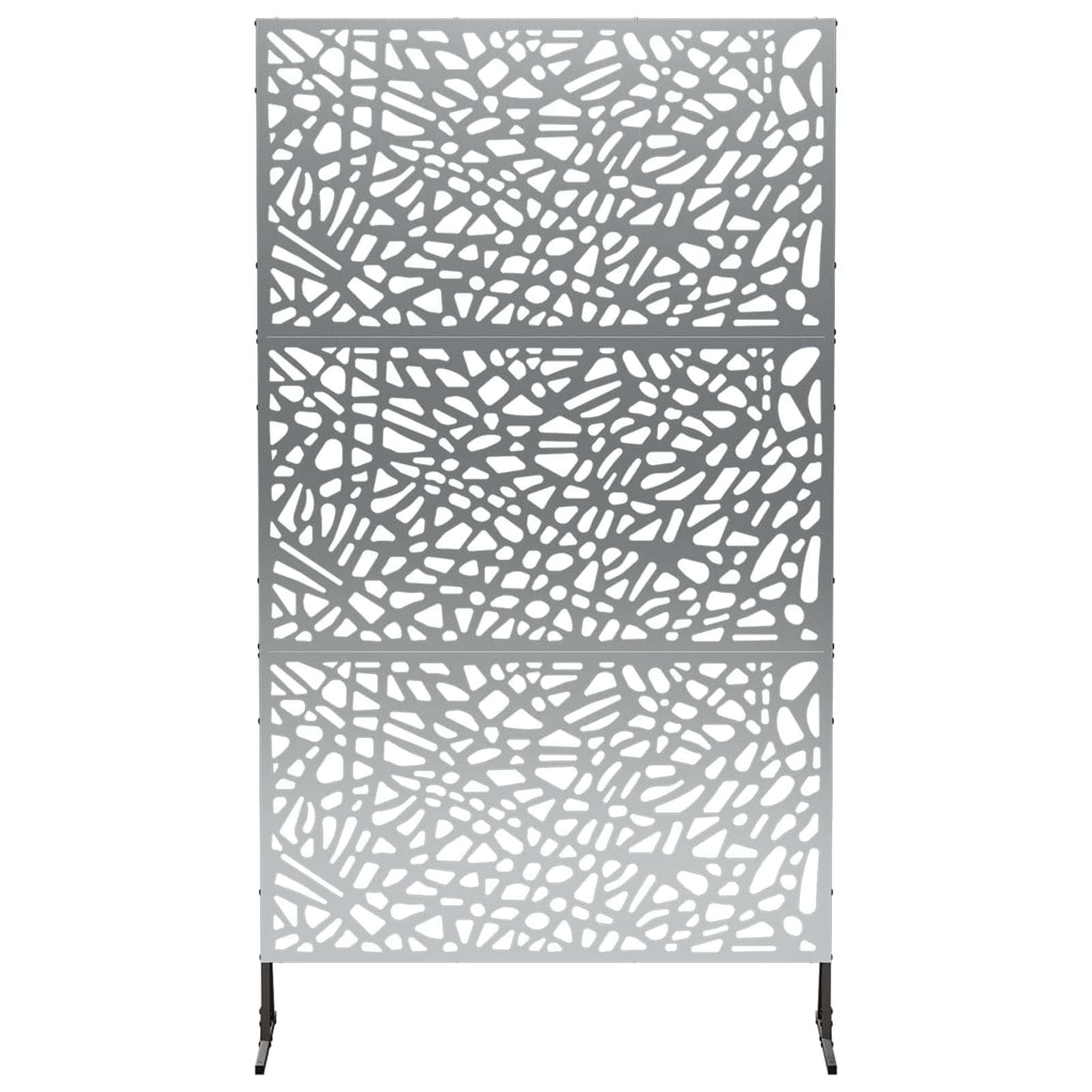 vidaXL Ekran prywatności 100 x 50 x 180 cm Stal ocynkowana srebrny