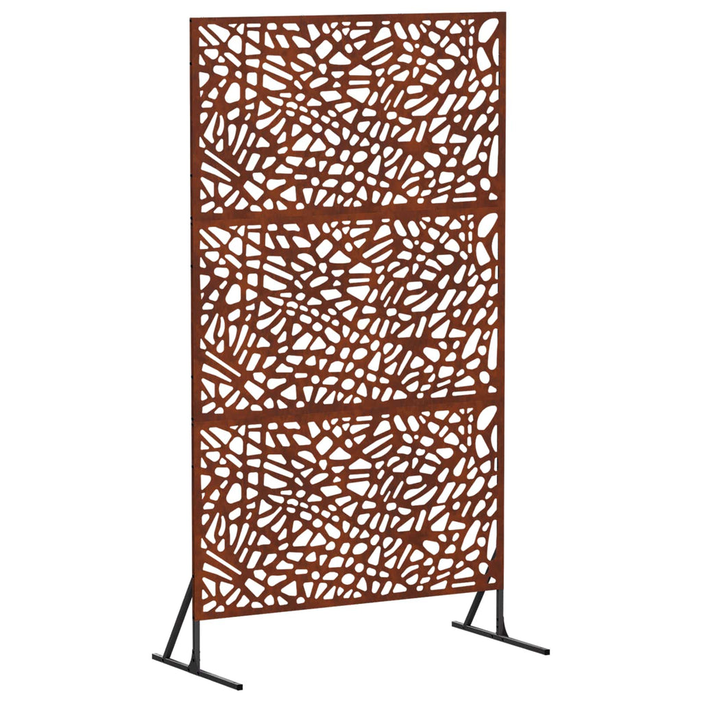 vidaXL Ekran prywatności 100 x 50 x 180 cm Stal kortenowska Rdzawy