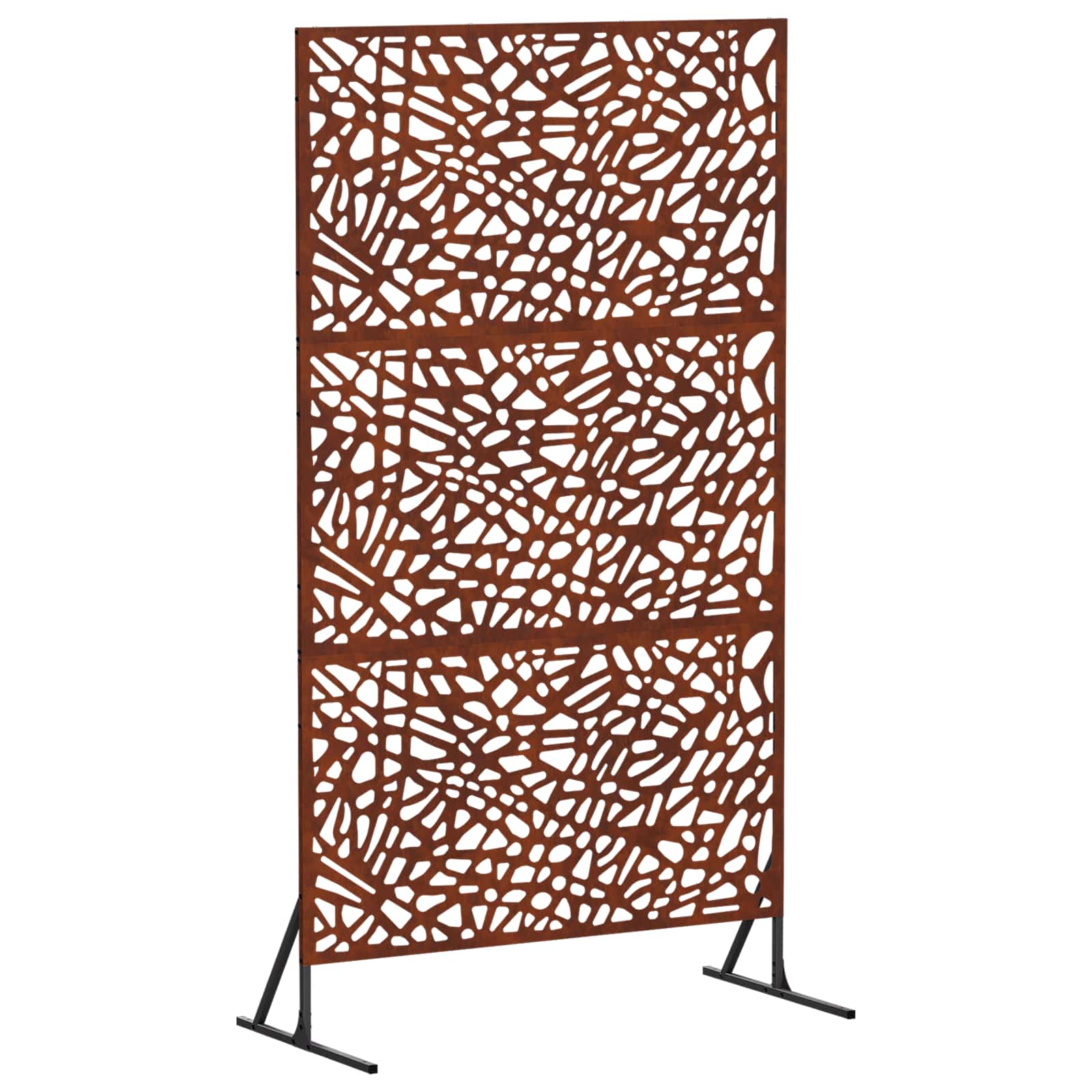 vidaXL Ekran prywatności 100 x 50 x 180 cm Stal kortenowska Rdzawy