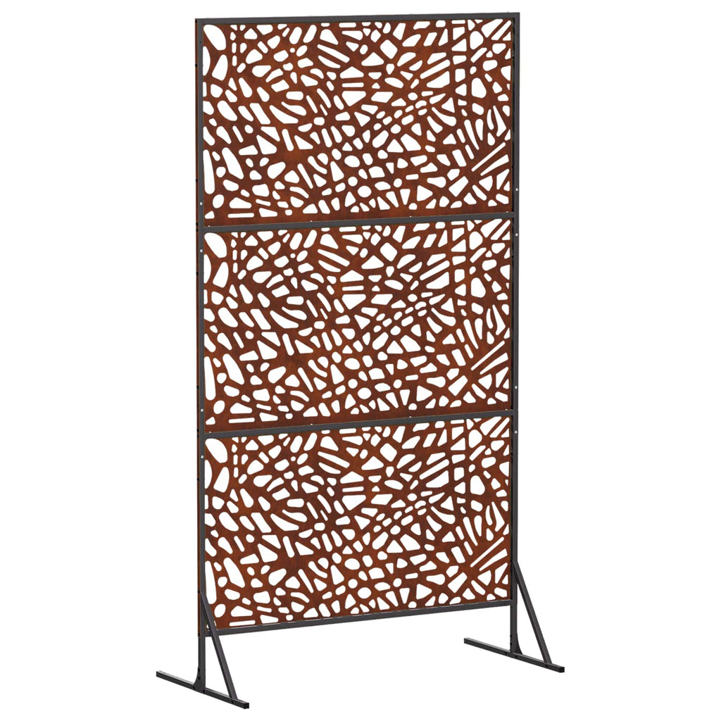vidaXL Ekran prywatności 100 x 50 x 180 cm Stal kortenowska Rdzawy