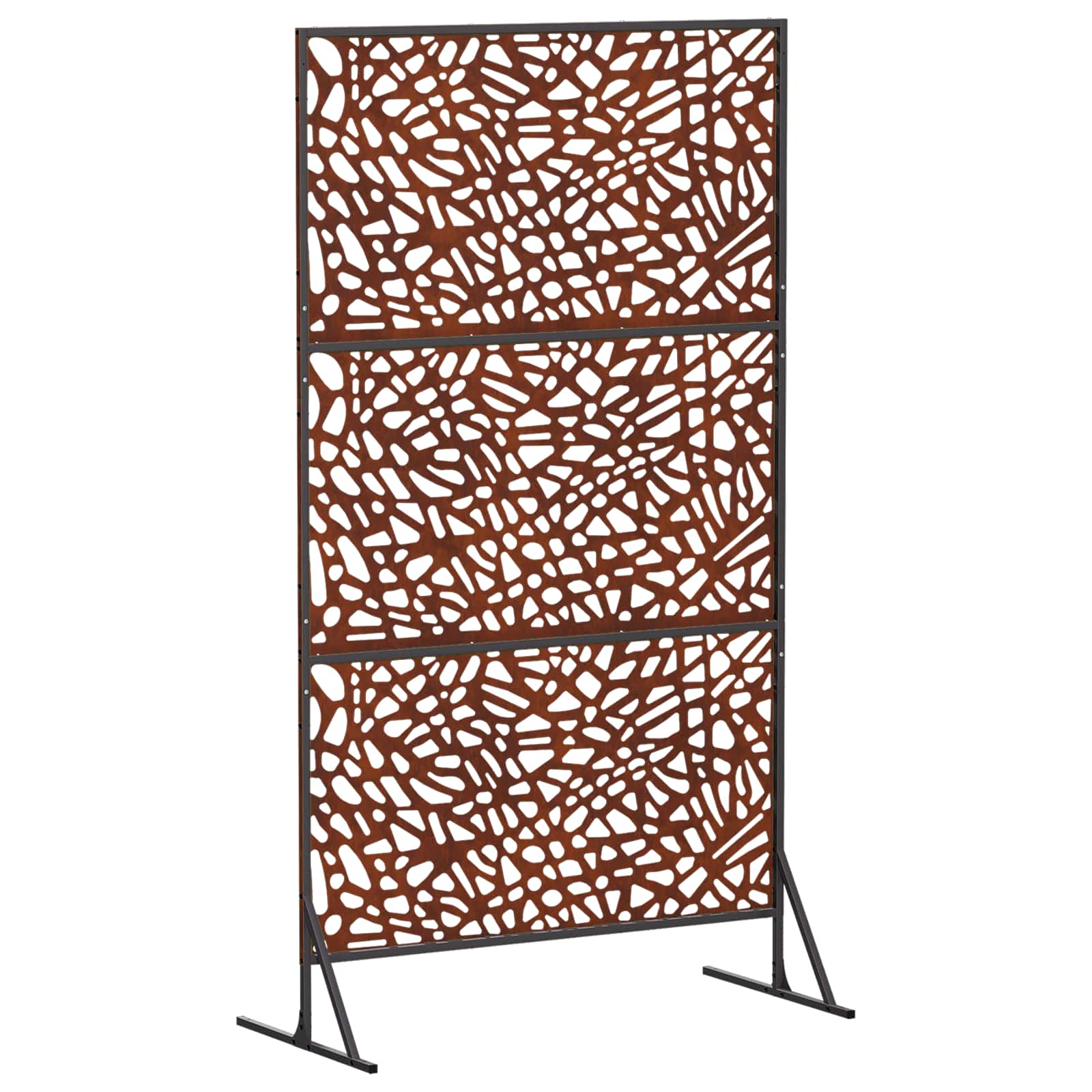 vidaXL Ekran prywatności 100 x 50 x 180 cm Stal kortenowska Rdzawy