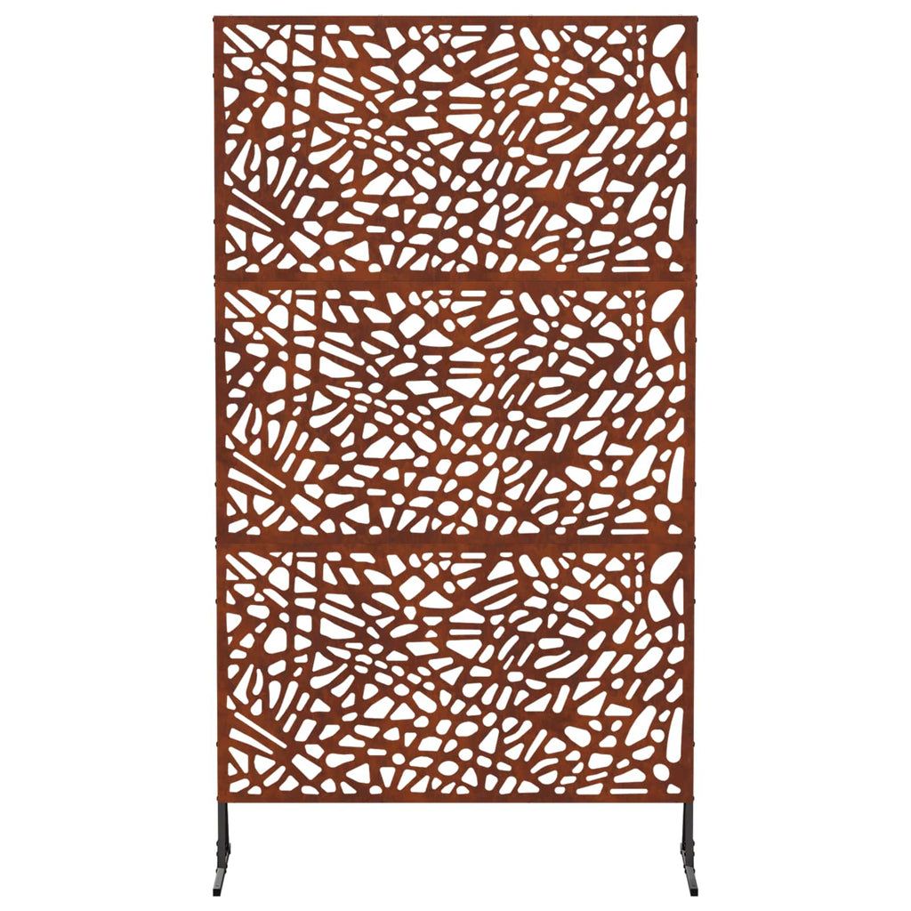 vidaXL Ekran prywatności 100 x 50 x 180 cm Stal kortenowska Rdzawy