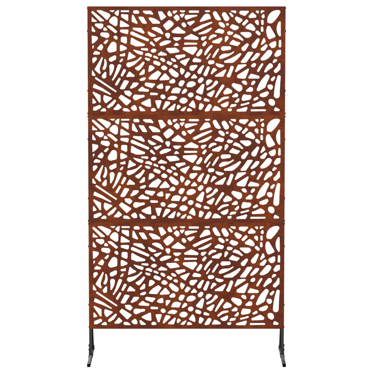 vidaXL Ekran prywatności 100 x 50 x 180 cm Stal kortenowska Rdzawy