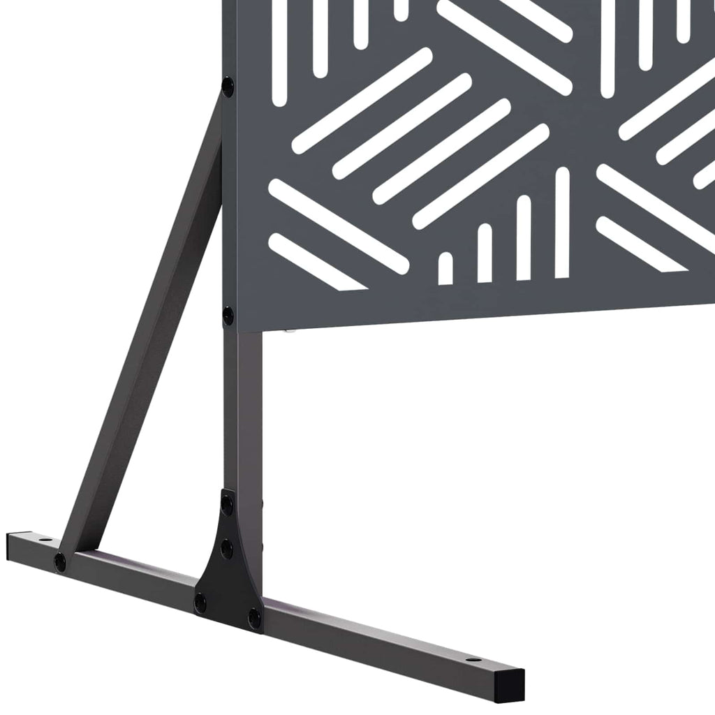 vidaXL Ekran prywatności 100 x 50 x 180 cm Stal antracytowy