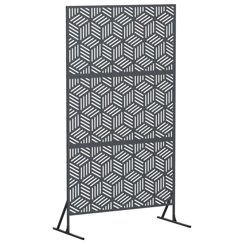 vidaXL Ekran prywatności 100 x 50 x 180 cm Stal antracytowy