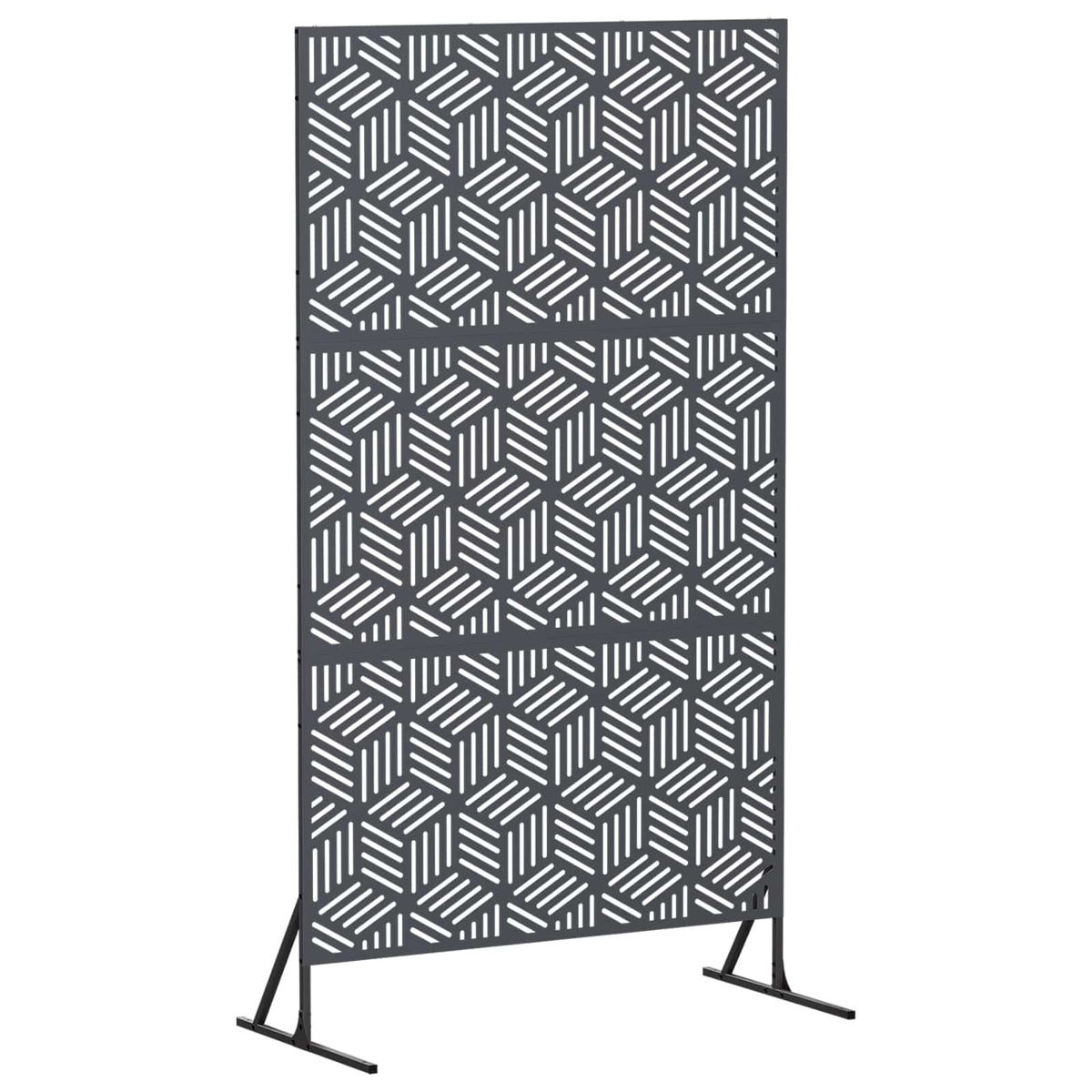 vidaXL Ekran prywatności 100 x 50 x 180 cm Stal antracytowy