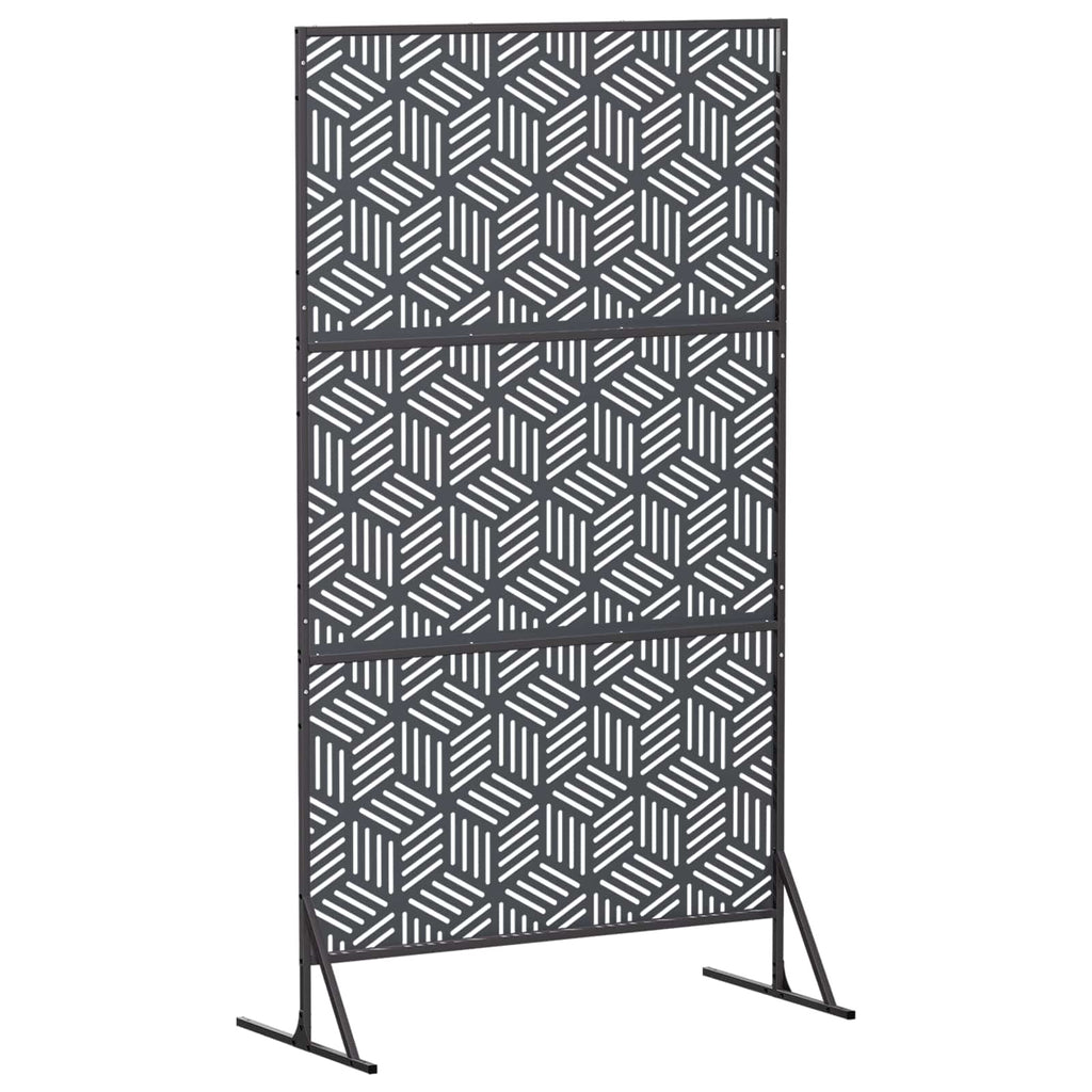 vidaXL Ekran prywatności 100 x 50 x 180 cm Stal antracytowy