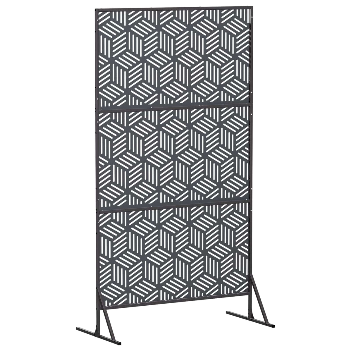 vidaXL Ekran prywatności 100 x 50 x 180 cm Stal antracytowy