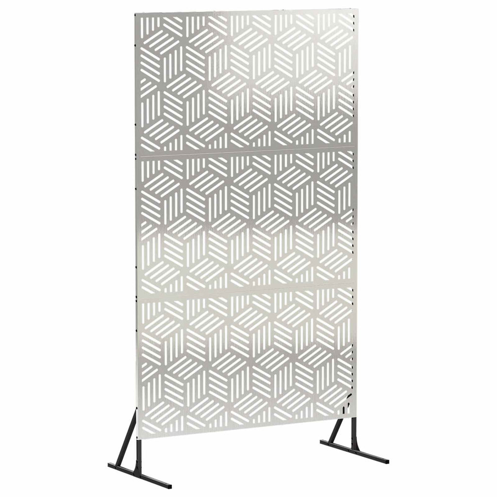 vidaXL Ekran prywatności 100 x 50 x 180 cm Stal nierdzewna srebrny