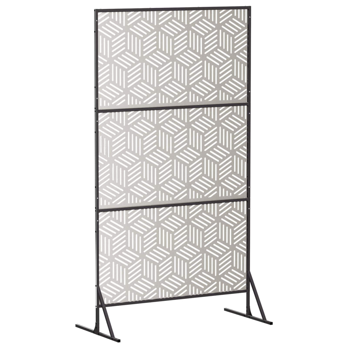 vidaXL Ekran prywatności 100 x 50 x 180 cm Stal nierdzewna srebrny