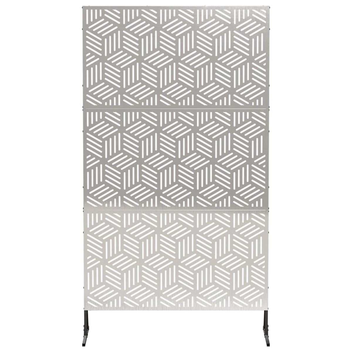 vidaXL Ekran prywatności 100 x 50 x 180 cm Stal nierdzewna srebrny