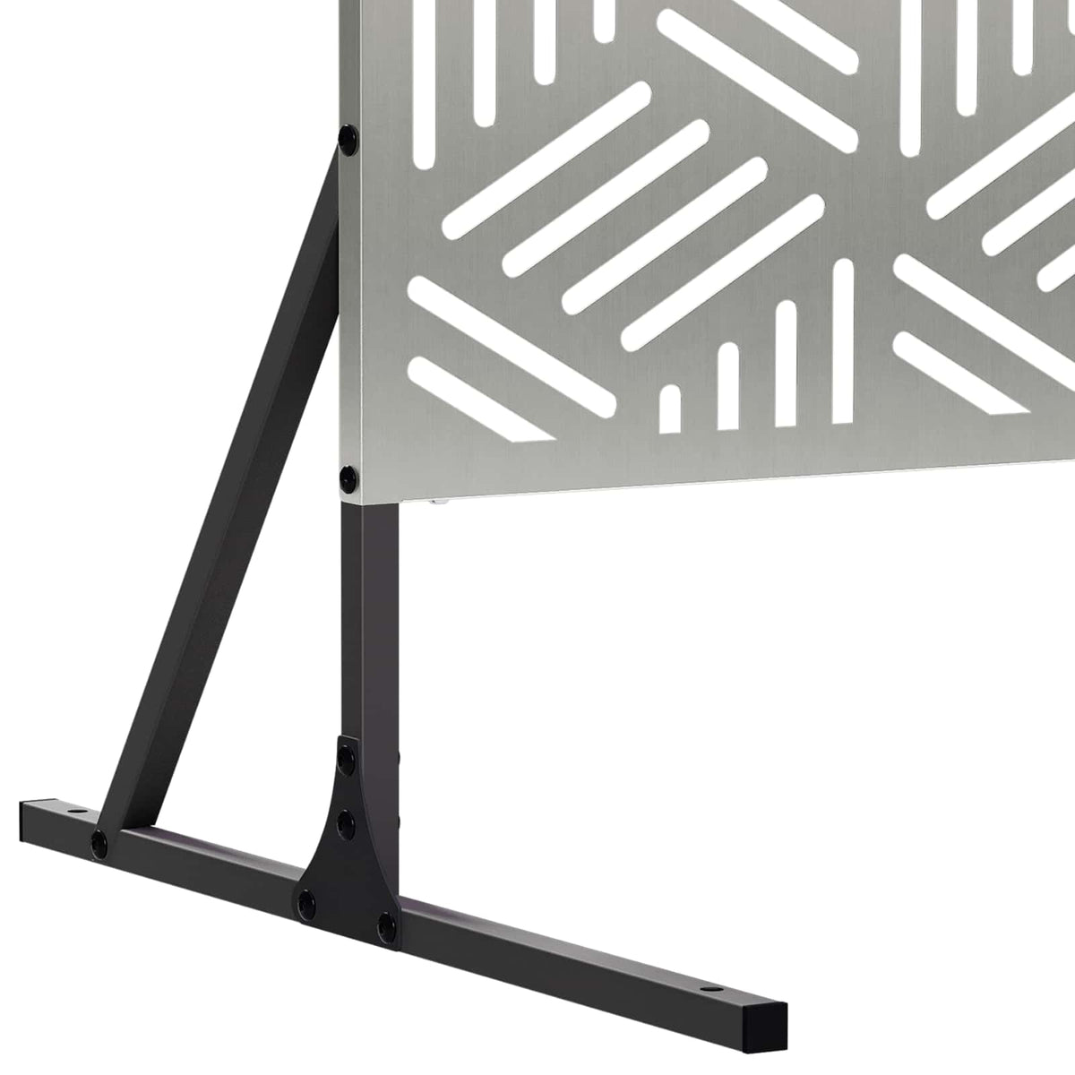 vidaXL Ekran prywatności 100 x 50 x 180 cm Stal ocynkowana srebrny