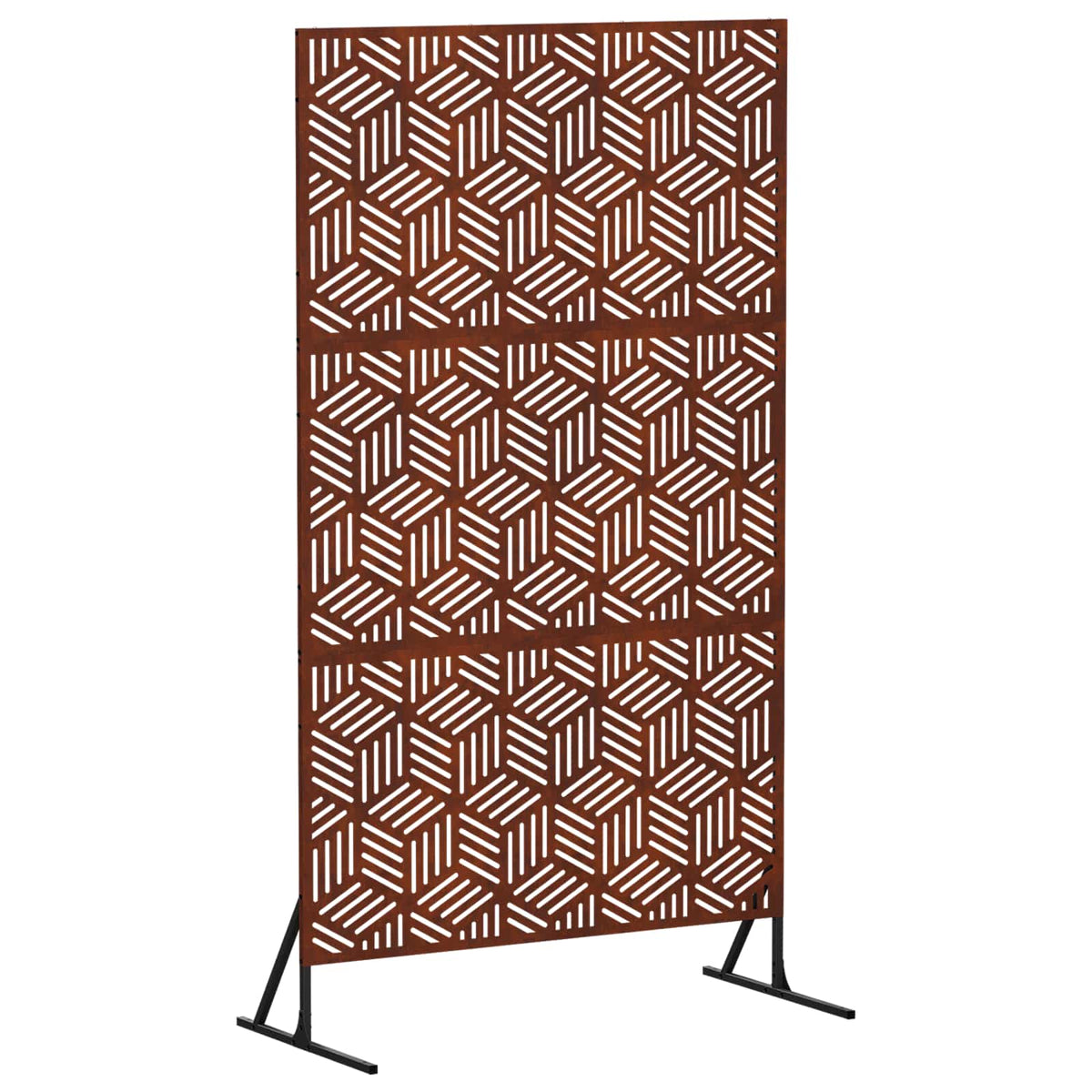 vidaXL Ekran prywatności 100 x 50 x 180 cm Stal kortenowska Rdzawy