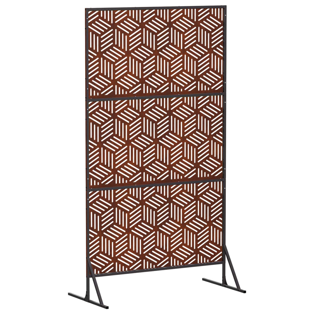 vidaXL Ekran prywatności 100 x 50 x 180 cm Stal kortenowska Rdzawy
