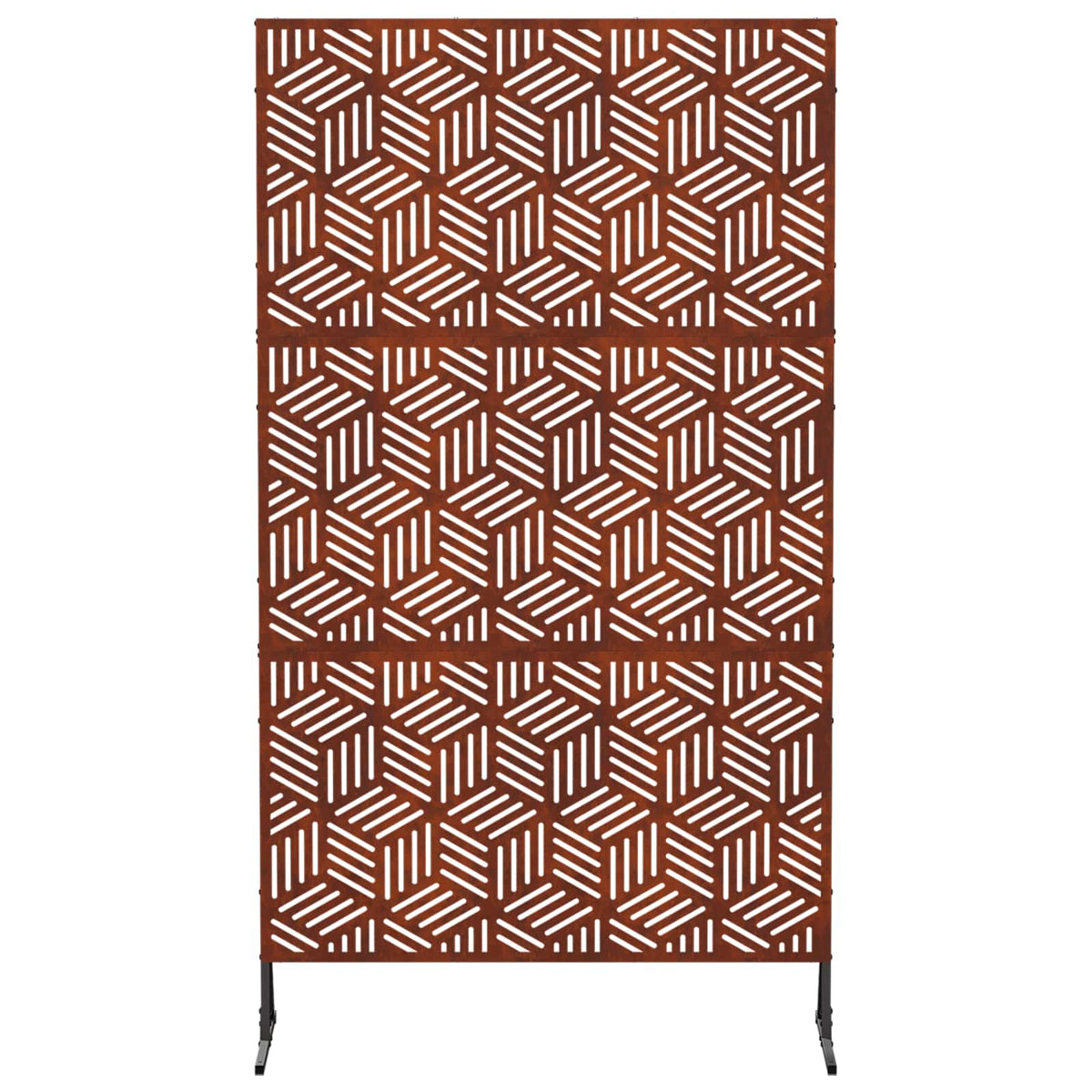 vidaXL Ekran prywatności 100 x 50 x 180 cm Stal kortenowska Rdzawy