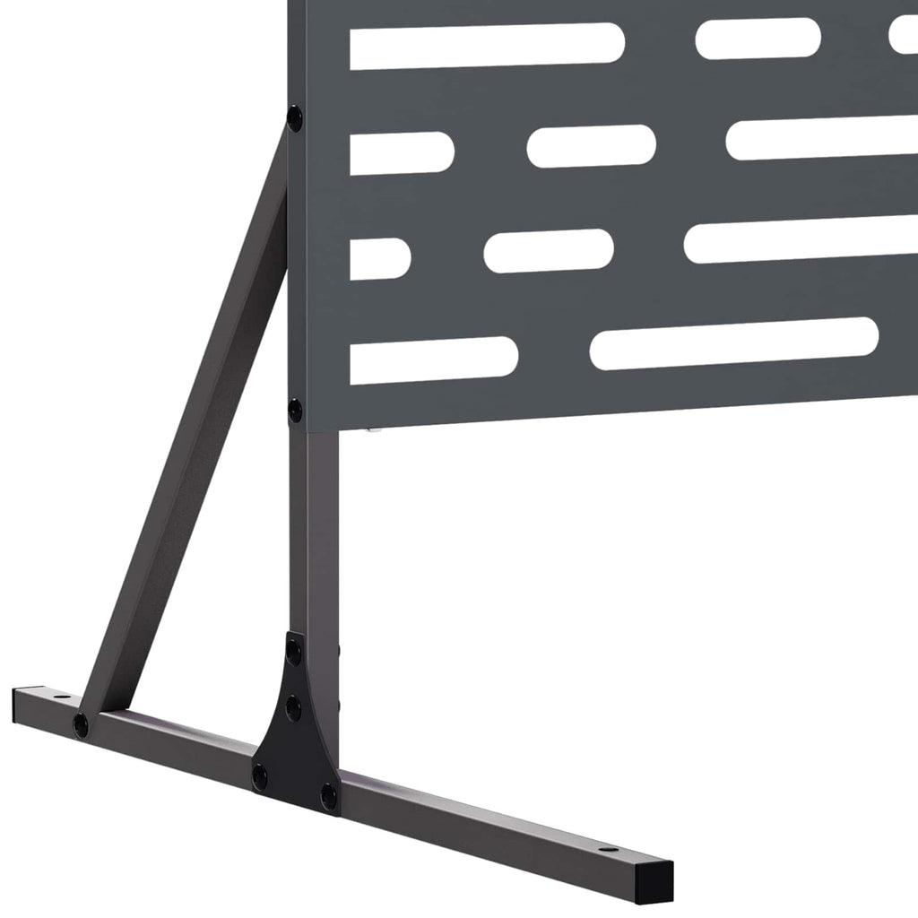vidaXL Ekran prywatności 100 x 50 x 180 cm Stal antracytowy