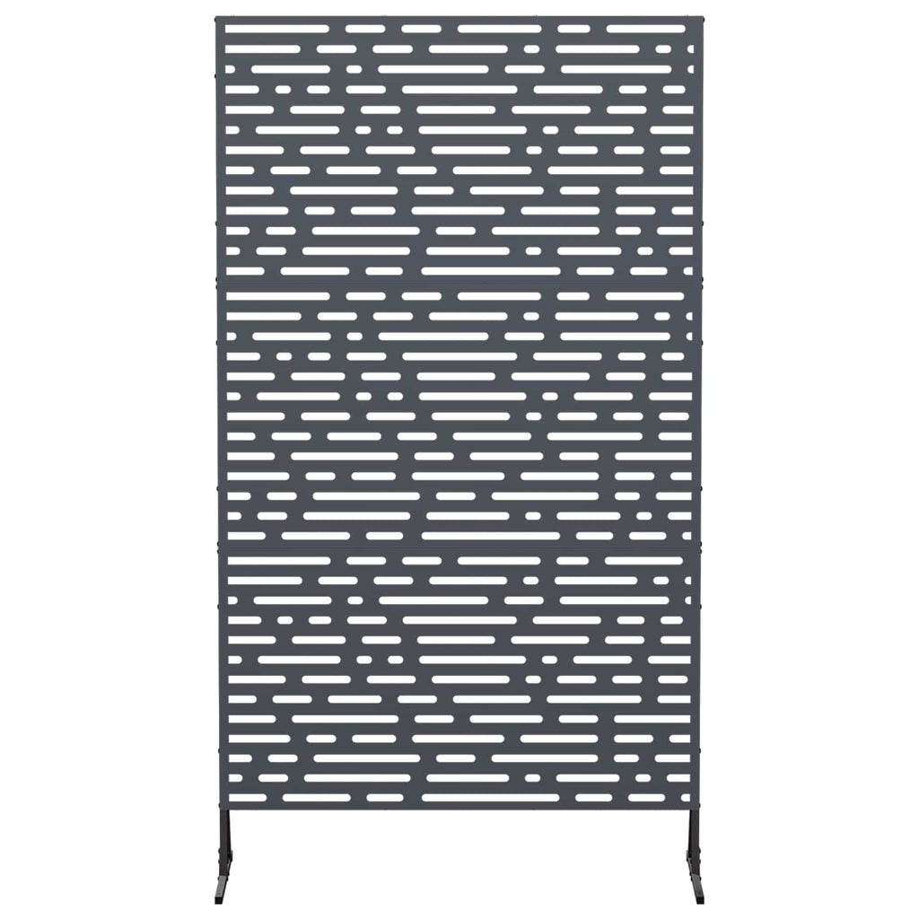 vidaXL Ekran prywatności 100 x 50 x 180 cm Stal antracytowy