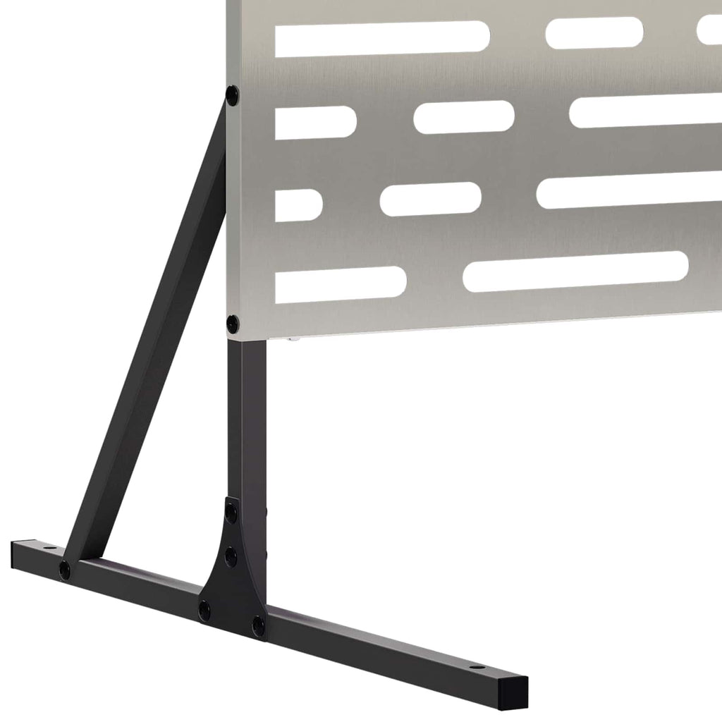 vidaXL Ekran prywatności 100 x 50 x 180 cm Stal nierdzewna srebrny