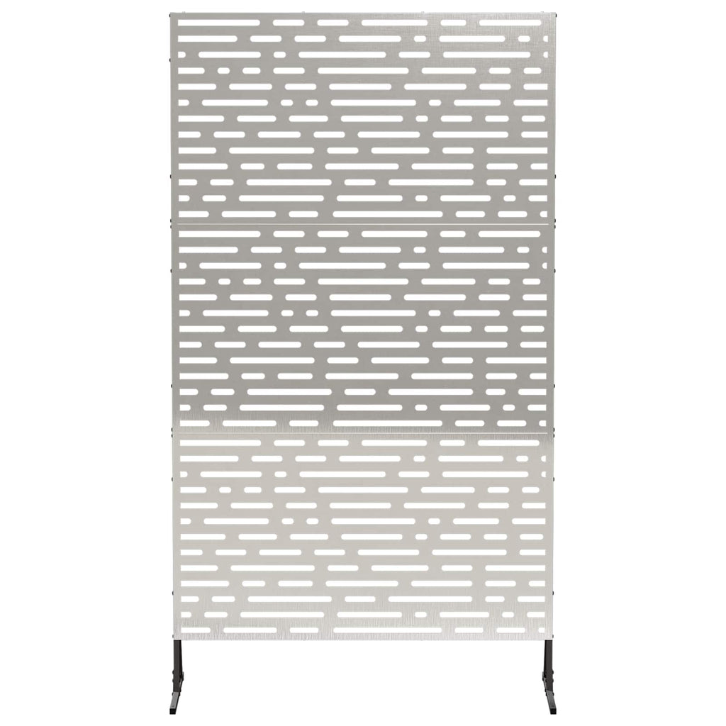 vidaXL Ekran prywatności 100 x 50 x 180 cm Stal nierdzewna srebrny