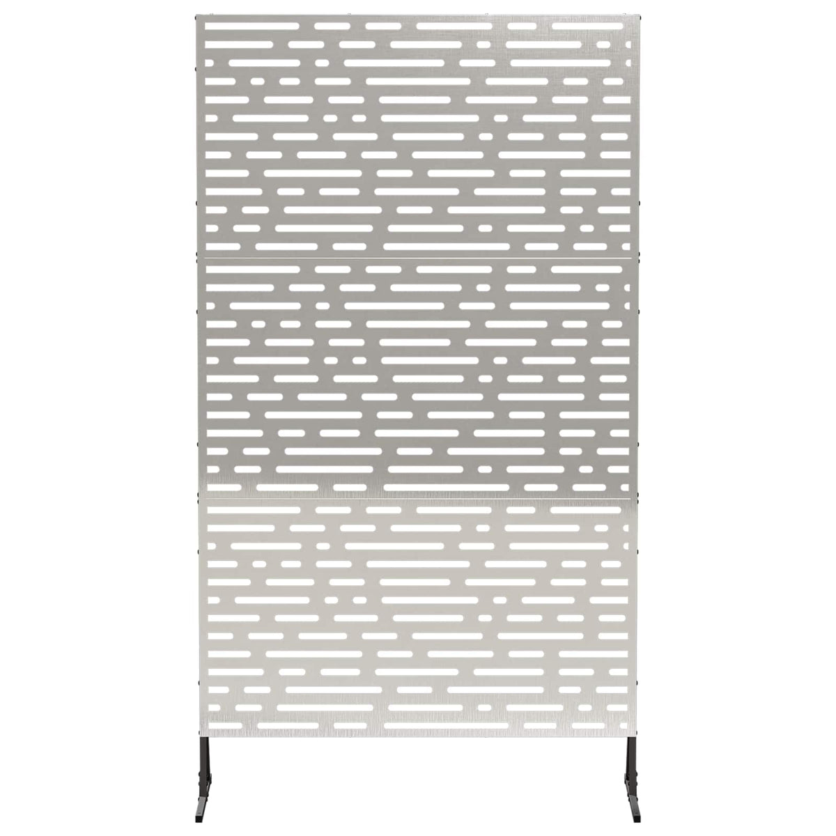 vidaXL Ekran prywatności 100 x 50 x 180 cm Stal nierdzewna srebrny
