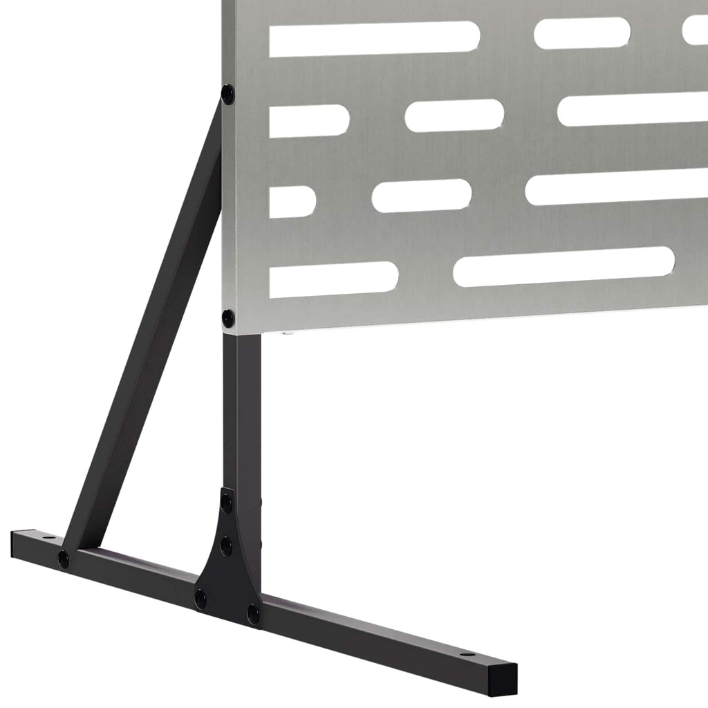vidaXL Ekran prywatności 100 x 50 x 180 cm Stal ocynkowana srebrny