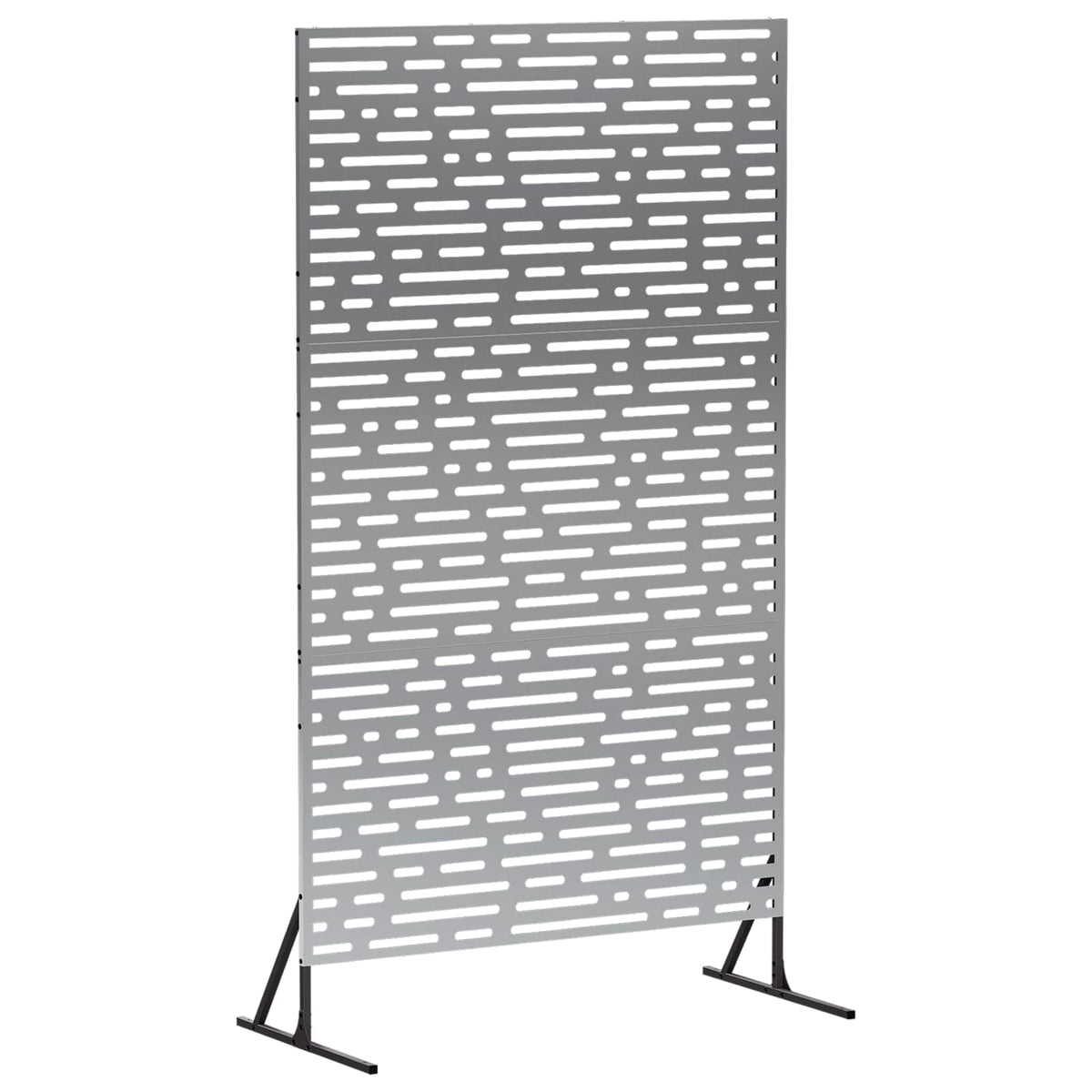 vidaXL Ekran prywatności 100 x 50 x 180 cm Stal ocynkowana srebrny