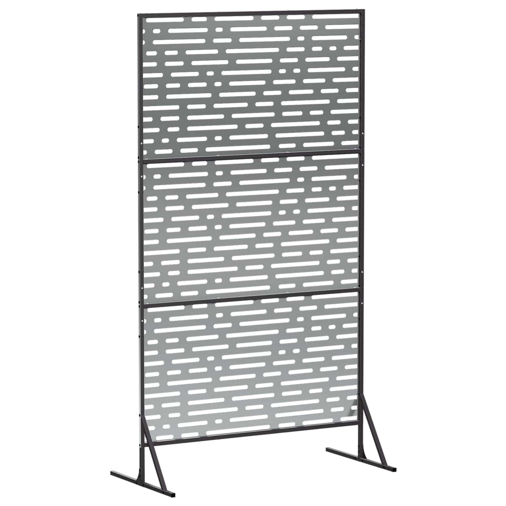 vidaXL Ekran prywatności 100 x 50 x 180 cm Stal ocynkowana srebrny