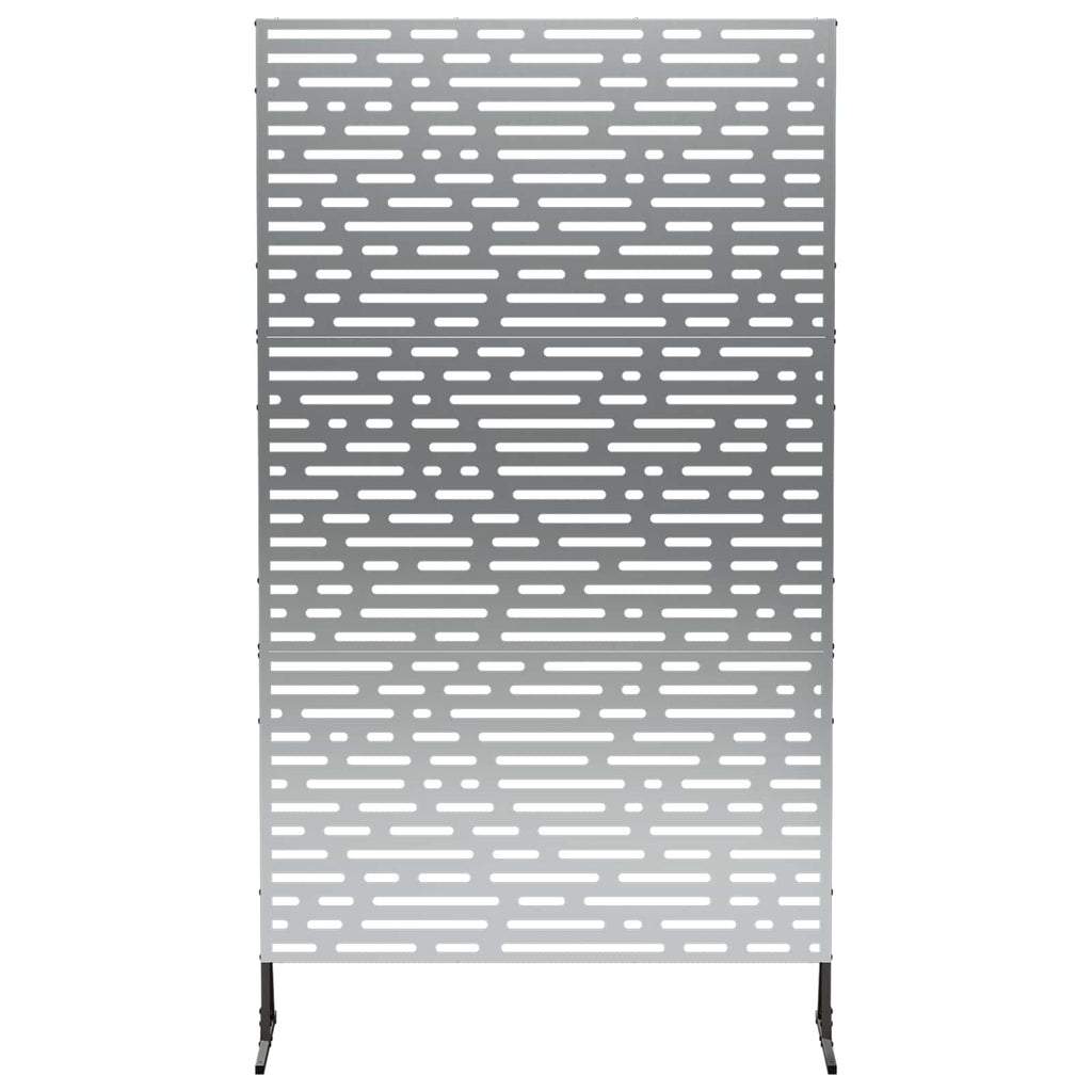 vidaXL Ekran prywatności 100 x 50 x 180 cm Stal ocynkowana srebrny
