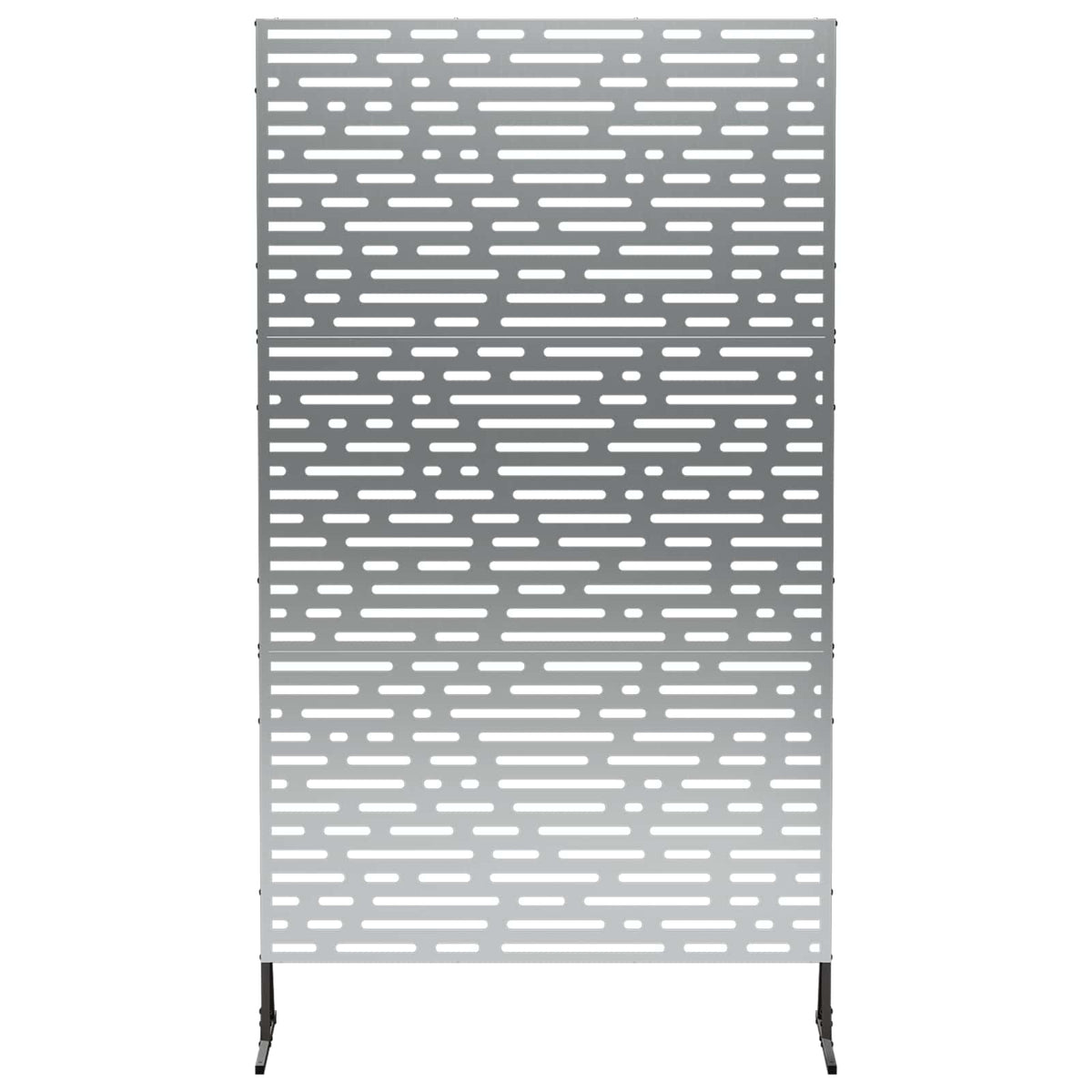 vidaXL Ekran prywatności 100 x 50 x 180 cm Stal ocynkowana srebrny