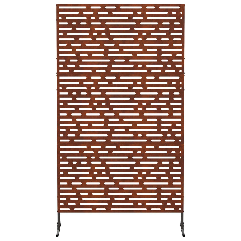 vidaXL Ekran prywatności 100 x 50 x 180 cm Stal kortenowska Rdzawy