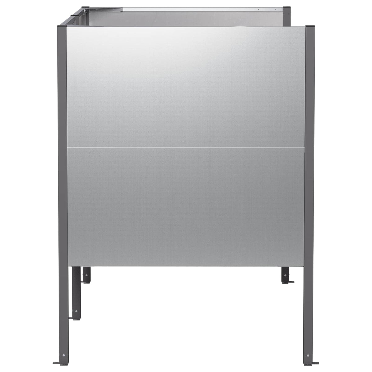 vidaXL Ekran na kosz na śmieci 167 x 85 x 113 cm Stal ocynkowana