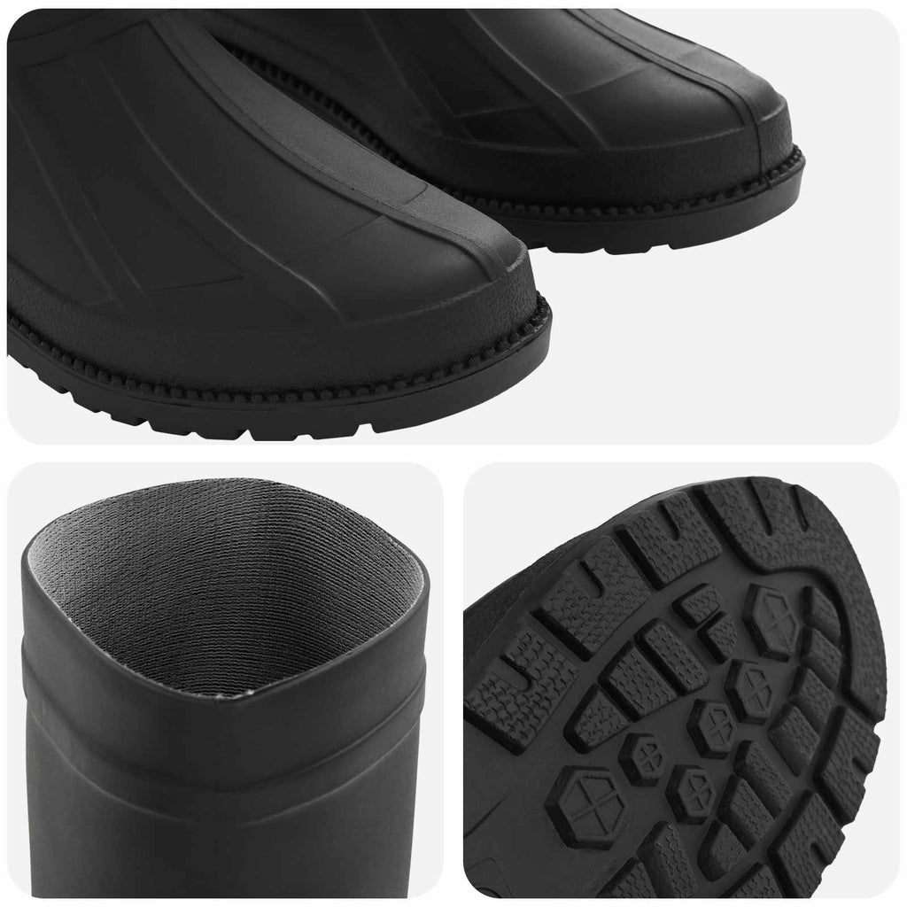 vidaXL Buty deszczowe PVC Rozmiar 40 Czarny