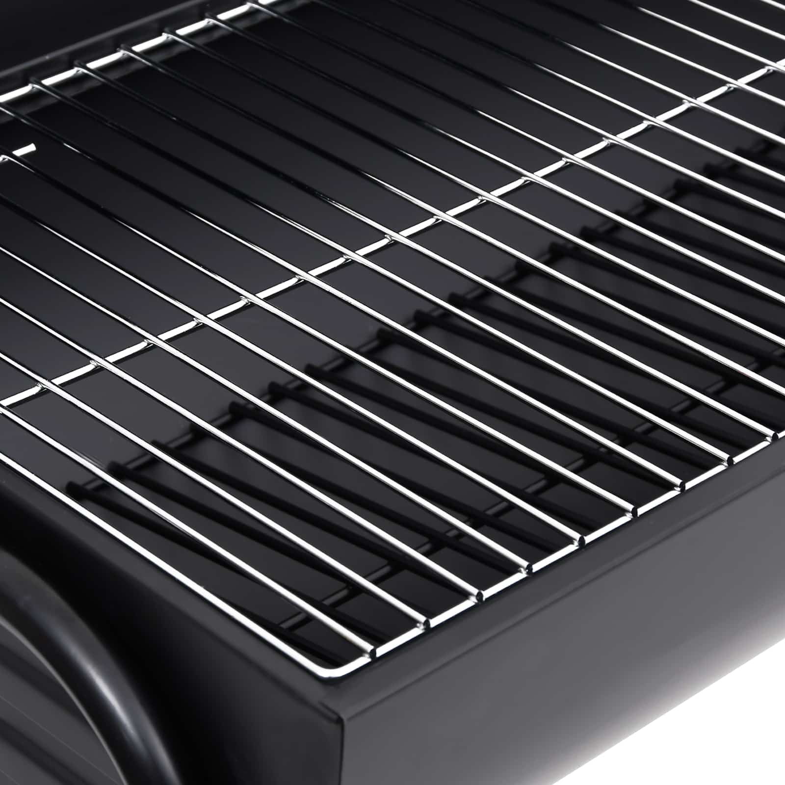 vidaXL Grill na świeżym powietrzu 3 pcs 80 x 73 x 90 cm Czarny Metal