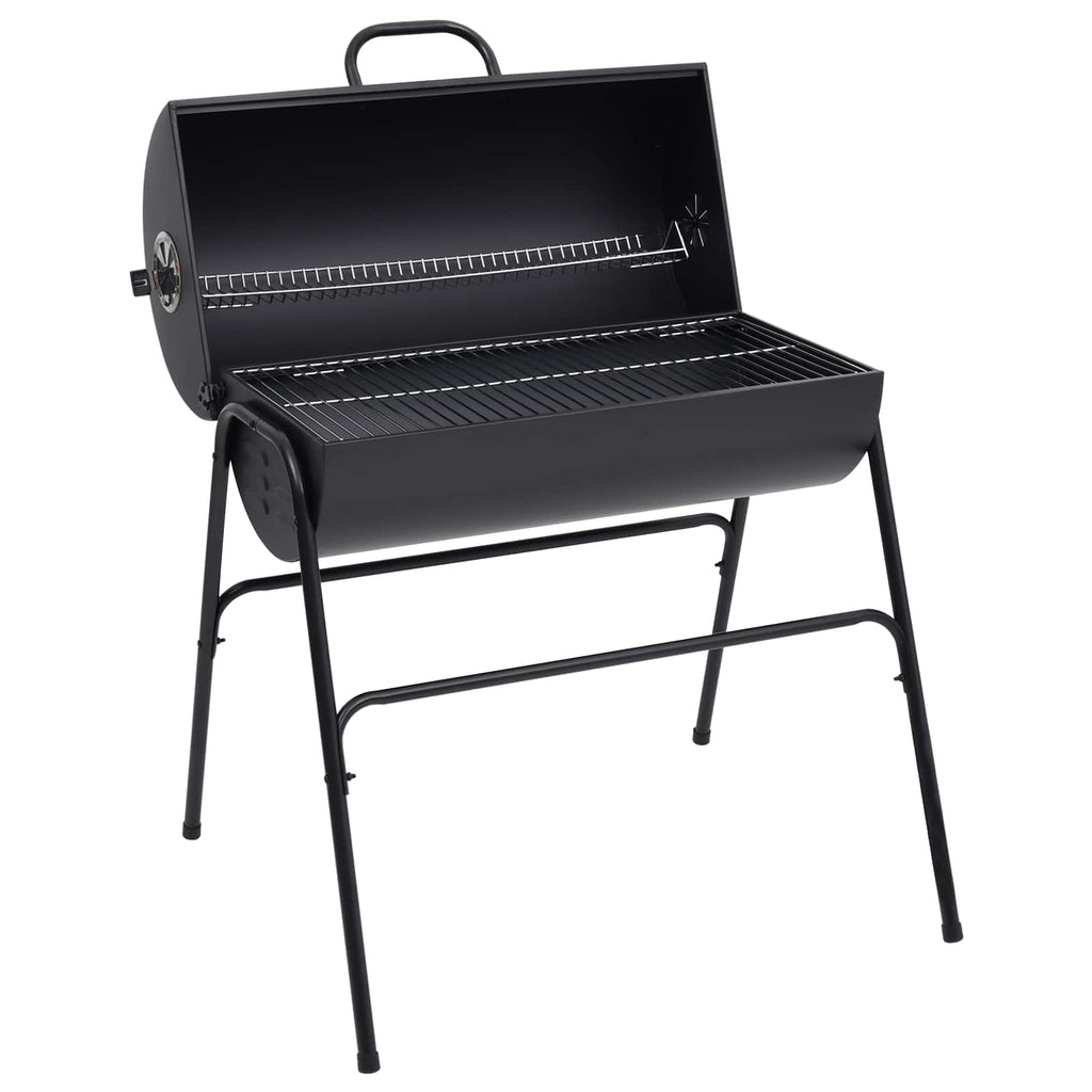 vidaXL Grill beczkowy z 2 rusztami do gotowania 3 pcs 80 x 73 x 90 cm