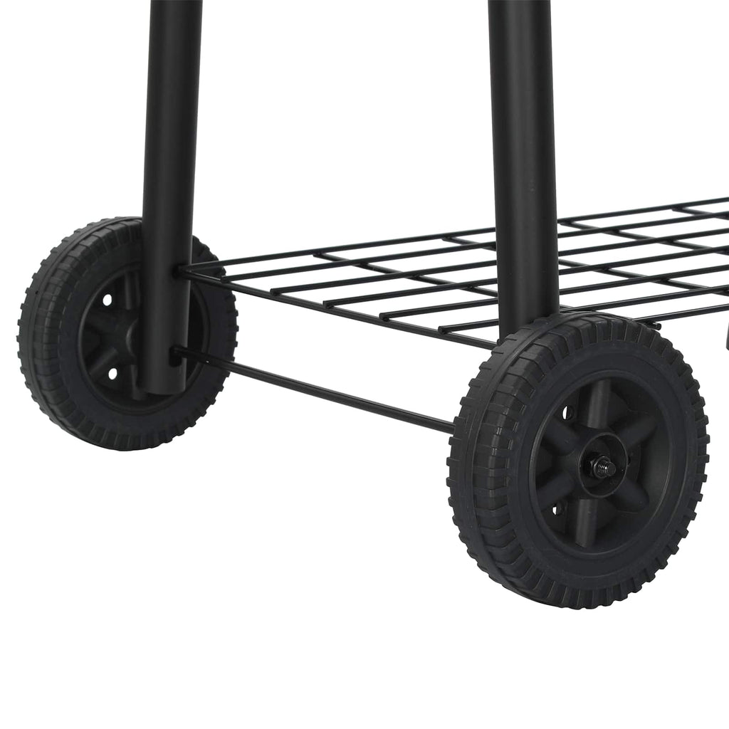 vidaXL Grill na świeżym powietrzu 103 x 60 x 113 cm Stal Czarny