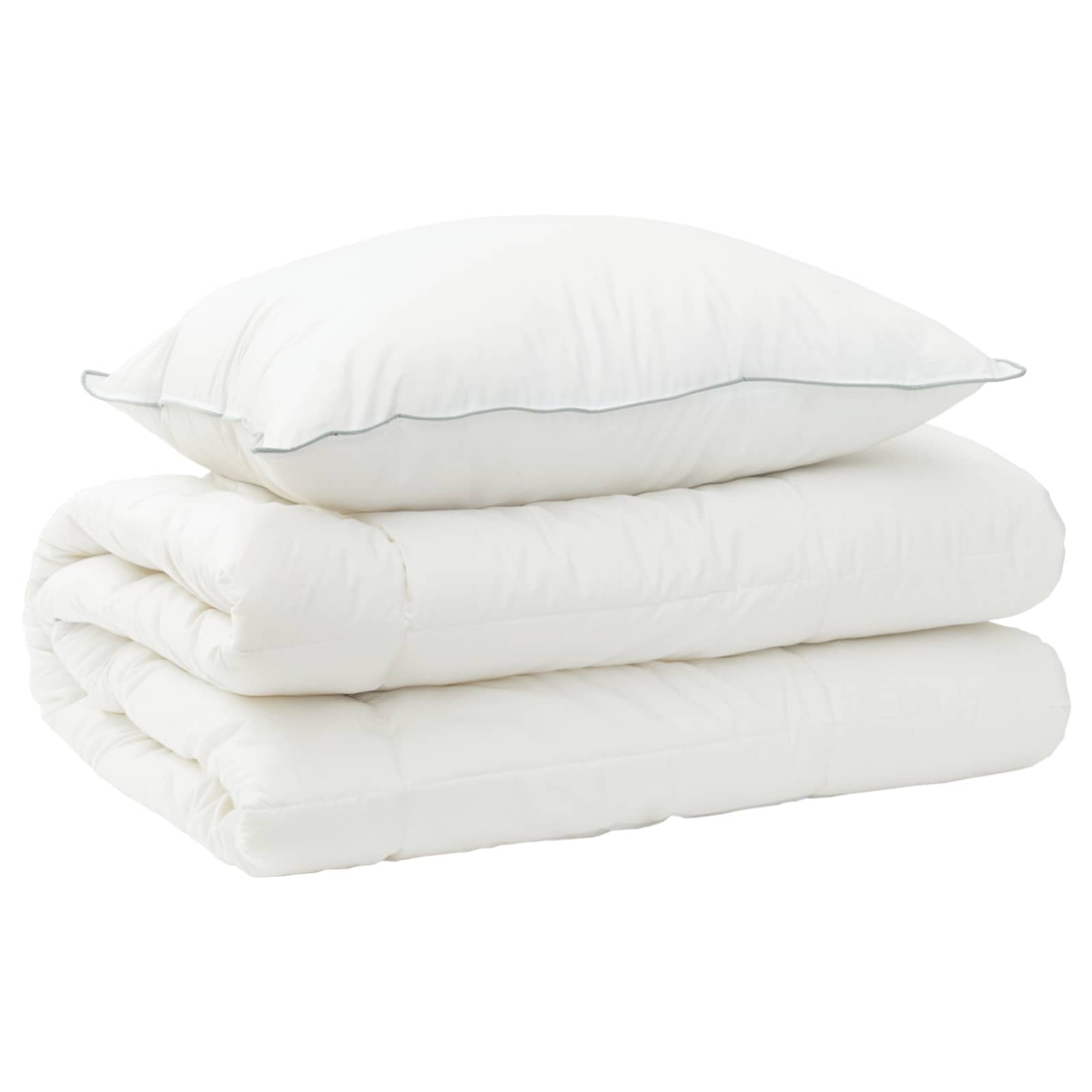 vidaXL Zestaw kołdry i poduszek 2 pcs 140x200 cm 4 pory roku 220 GSM