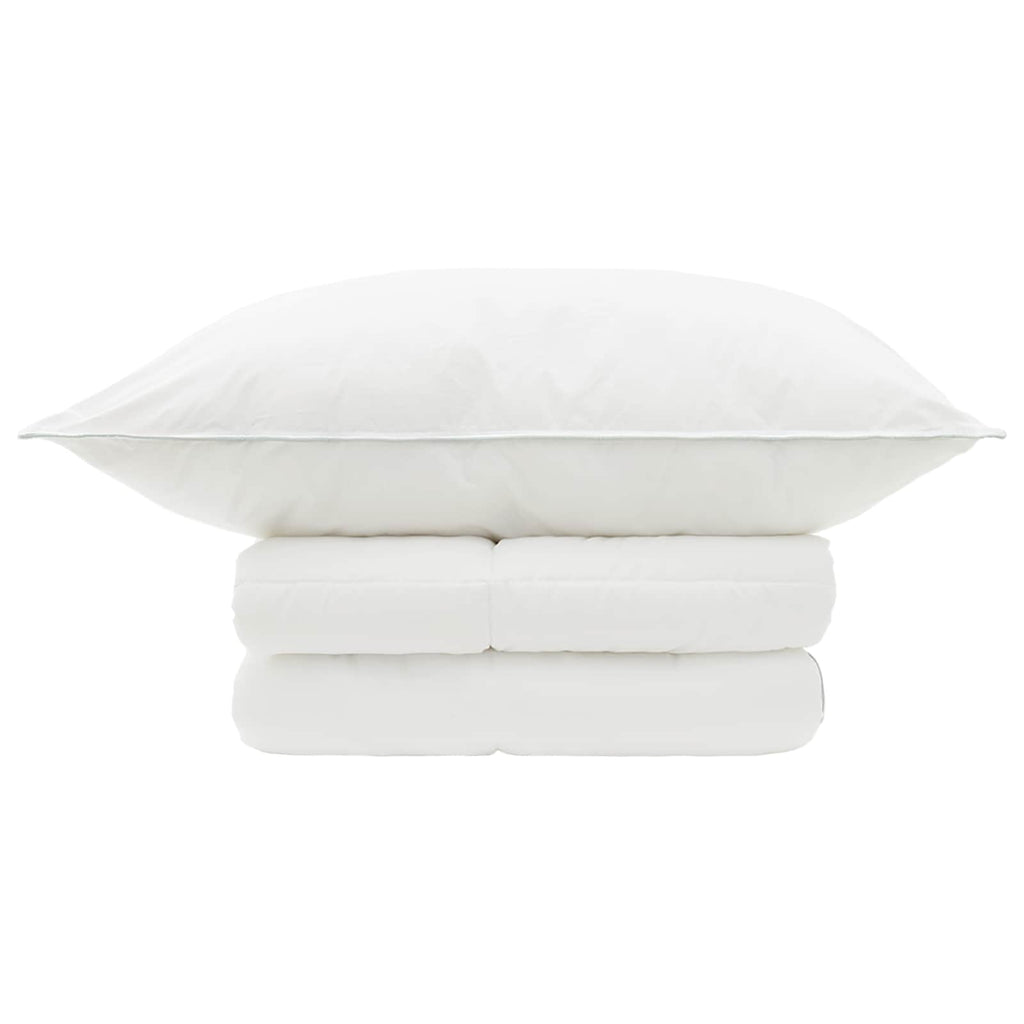 vidaXL Zestaw kołdry i poduszek 2 pcs 152x203 cm Lato 200 GSM Wełna