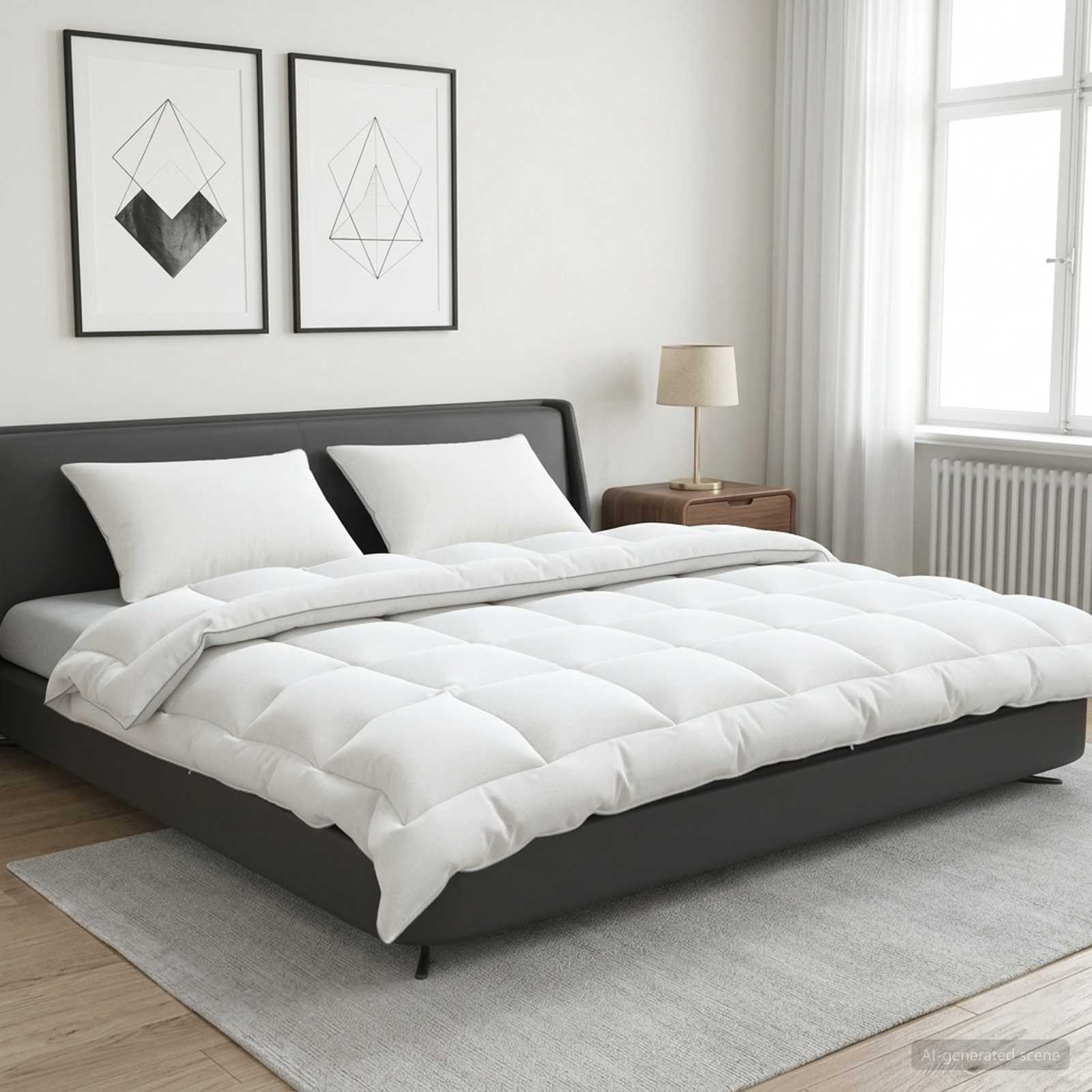 vidaXL Zestaw kołdry i poduszek 3 pcs 220x240 cm 4 pory roku 220 GSM