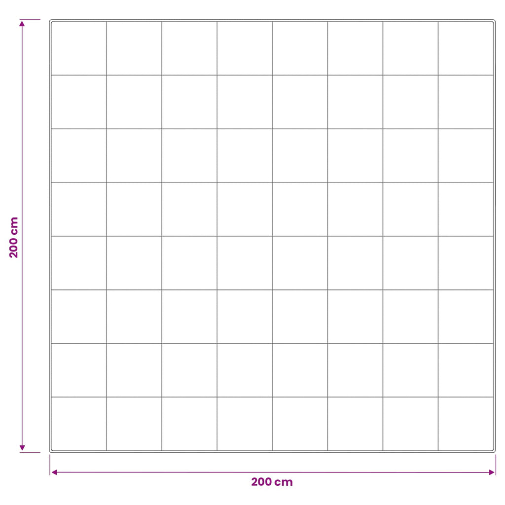 vidaXL Zestaw kołdry i poduszek 3 szt. 200x200 cm Lato 200 GSM Wełna