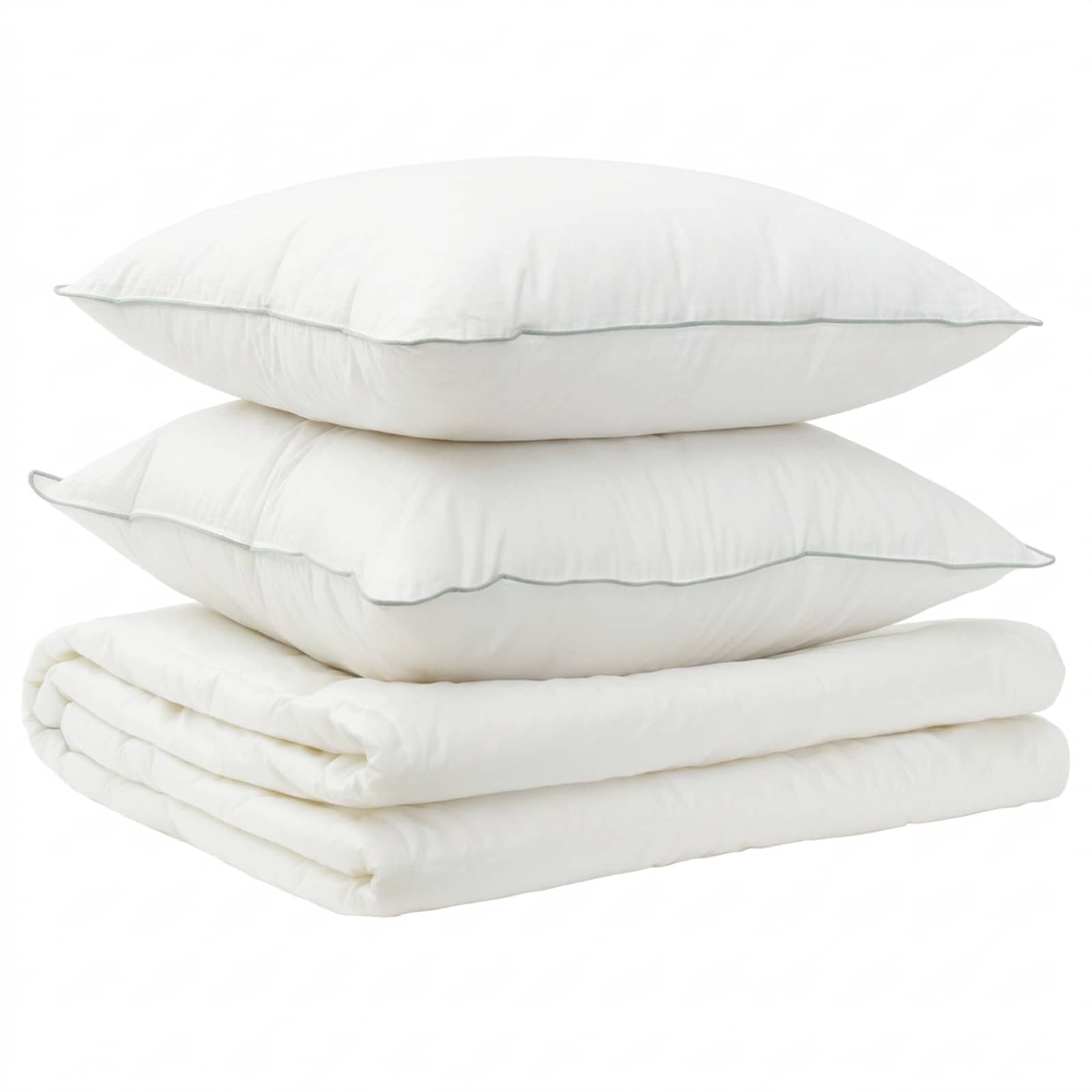 vidaXL Zestaw kołdry i poduszek 3 pcs 140x220 cm Lato 200 GSM Wełna