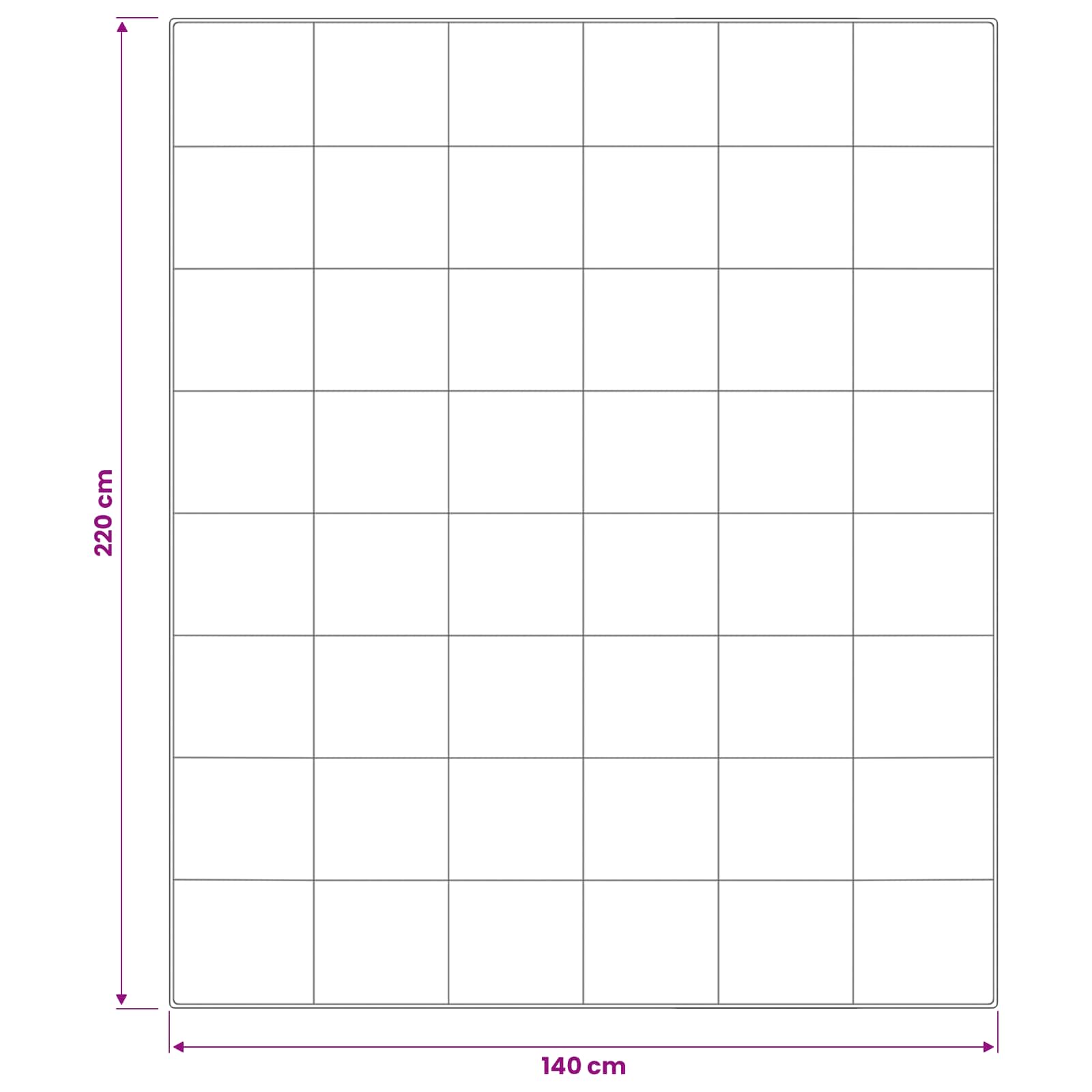 vidaXL Zestaw kołdry i poduszek 3 pcs 140 x 220 cm 4 pory roku 300 GSM